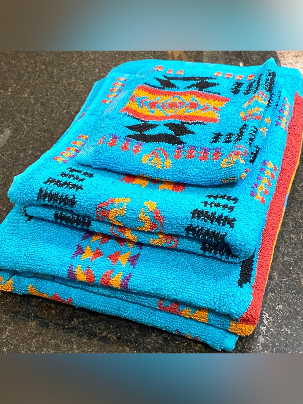 Nu Trendz Signature Collection 3-Piece Southwest Design Bath Towel Set